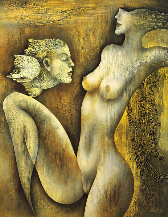 Něžné doteky (64x47 cm)